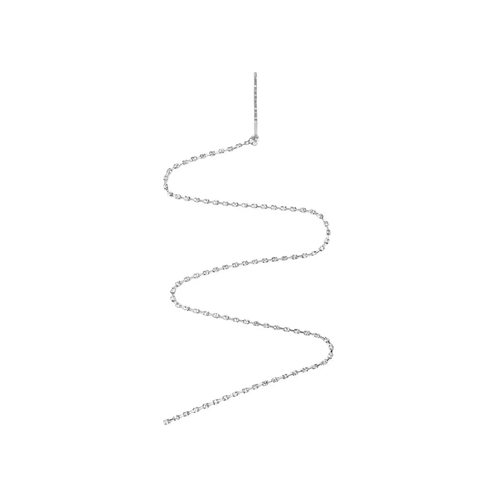Elegant Wedding Hair Accessories Simple High Ponytail Tassel Sequin Hair Chain Back of Head Hair Clip for Brides Cross-Border