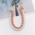 1PC Vintage Pearl Bag Strap For Handbag Double Layer Chain Pearl Phone Lanyard Exquisite Purse Replacement Handles Bag Accessory