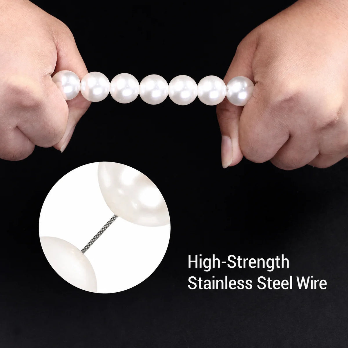 Imitation Pearl Bag Chain Replacement Shoulder Bags Chain Strap With Gold Clasp Women Handbag Clutch Chains Diy Bag Accessories