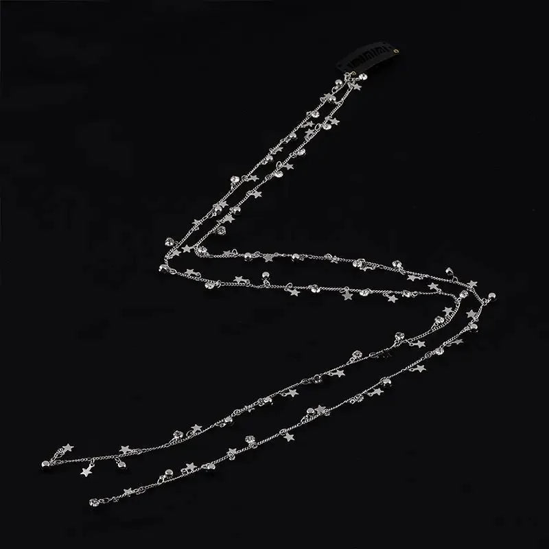 Elegant 2023 New High-End Feel Pearl Hair Accessories Women's Popular Web Red Hair Ties Silk Band Goddess Hair Accessories