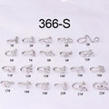CZ Nose Cuffs Non Piercing Fake Nose Ring for Women Girls, Hypoallergenic Steel Lobe Lip Tragus Stackable Piercing Jewelry